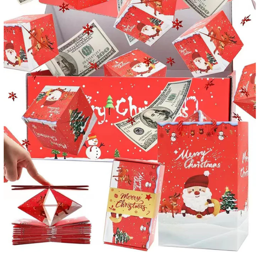 🔥Christmas Hot Sale🎅🎄 Unique Folding Bouncing Christmas Gift Box