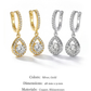 ✨Buy 1 Get 1 Free✨Elegant Teardrop Dangle Hoop Earrings