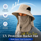 ☀️ SUMMER SALE 50% OFF 🔥 UPF 50+ Sun Protection Hat With Full Face & Neck Coverage