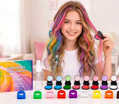 🔥Last Day 57% OFF🌈12-Color Temporary Hair Chalk Applicator Set