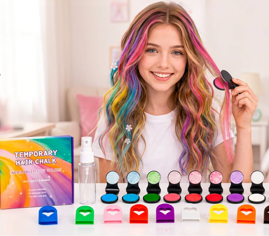🔥Last Day 57% OFF🌈12-Color Temporary Hair Chalk Applicator Set