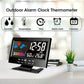 🔥Hot Sale🔥Digital LED Temperature Humidity Monitor Weather Forecast LED Table Alarm Clock