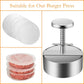 🍔 50% OFF HOT SALE! Manual Meat Press for Burger Patties – 304 Stainless Steel, Dishwasher Safe & Non-Stick ✨