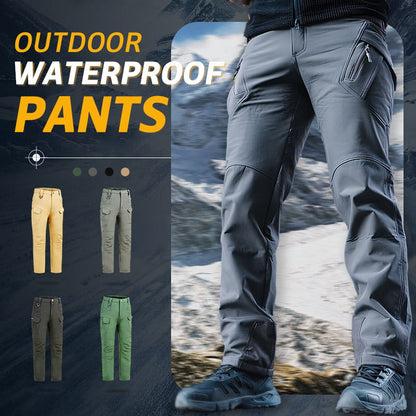 Men's Outdoor Hiking Waterproof Padded Warm Pants For Winter