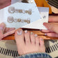 💅✨14 Sheets Square Press on Diamond Toenails