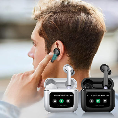 Noise Canceling Bluetooth Earphones with Touch Screen