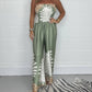 Women’s Sexy Summer Print Loose Fit Strapless Jumpsuit