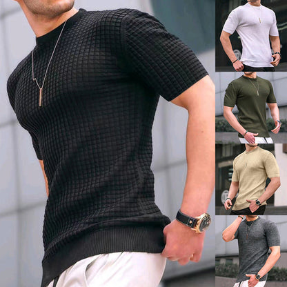 Clearance Sale 50% off- Men's Summer Casual Waffle T-shirt