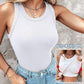 ✨Hot Sale 49% OFF✨2025 Women's Ribbed Stretchy Tank Top with Shelf Bra