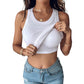 ✨Hot Sale 49% OFF✨2025 Women's Ribbed Stretchy Tank Top with Shelf Bra