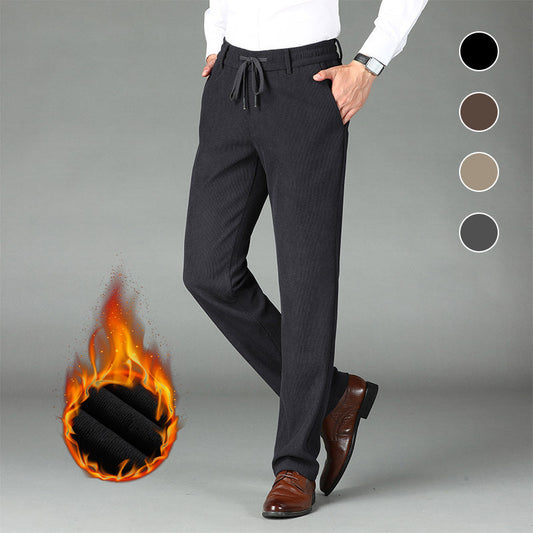 💥2025 Hot Sale🔥 Nice Gift! Men's Thickened Elastic Waist Corduroy Pants