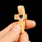 💖Last Day 49% OFF - ✝️100% Handmade Wooden Cross My Heart