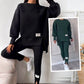 HOT SALE 49%OFF💖Women's Casual Sweatshirt Leggings 2 Pieces Set