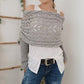 🔥Last day 49% off🧶Women's Wrap Knit Shawl with Sleeves