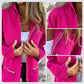 Casual Fashion Long-Sleeve Zip-Up Hooded Sweatshirt Jacket