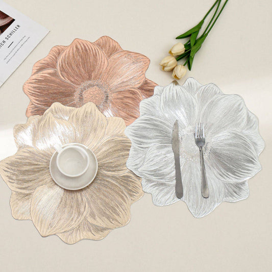 🔥BUY 3 GET 2 FREE🌸Lotus-Shaped Heat-Resistant and Washable Placemat