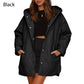 🌸Limited time 50% DISCOUNT💕Women's Winter Trendy Lightweight Hooded Quilted Jacket