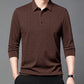 🔥BIG SALE 45% OFF🔥Men's Business Casual Lapel Long Sleeve T-Shirt