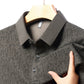 🔥BIG SALE 45% OFF🔥Men's Business Casual Lapel Long Sleeve T-Shirt