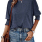 🔥Hot Sale🏆Women's Fashion 3/4 Sleeve Crewneck Basic Business T-Shirts