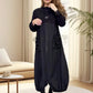 49% OFF🔥🔥Mockneck Long Sleeve Dress with Drawstring
