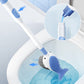 Wall-Mounted Suction Cup Toilet Cleaning Brush (with press-to-dispense cleaner)