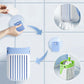 Wall-Mounted Suction Cup Toilet Cleaning Brush (with press-to-dispense cleaner)