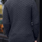 🔥LAST DAY SALE 50% OFF🔥 Men’s Textured Stand Collar Pullover Sweater