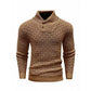 🔥LAST DAY SALE 50% OFF🔥 Men’s Textured Stand Collar Pullover Sweater