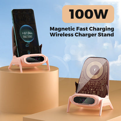 🔥BIG SALE 49% OFF🎅100W Magnetic Fast Charging Wireless Charger Stand Set