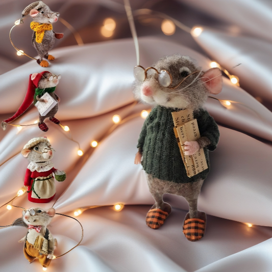 🔥Last day sale 45% off🔥Cute Felt Mouse Ornament