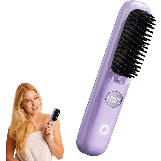 💕Last Day Special Price £14.99!!💕Cordless hair straightener with LED display💇‍♀️2