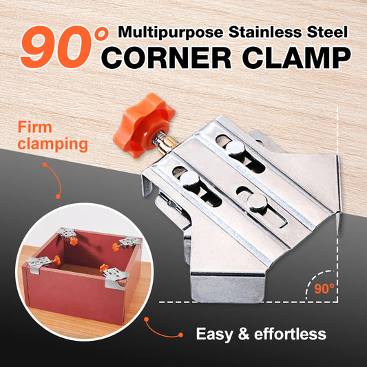 🔥Limited Time 49% OFF🔥Multipurpose Stainless Steel 90 Degree Corner Clamp