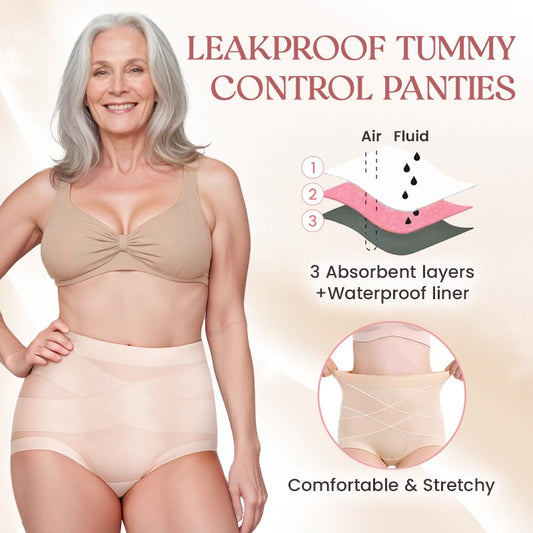 🌷Special Offer Promotion💥Ultimate Comfort High Waist Leak Proof Shapewear Panties❤️