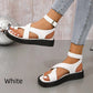 Women's  Adjustable Ankle Buckle Crossover Sandals