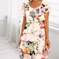 🌸Spring Specials 49% OFF🌸 Multi-plant Floral Print Cascade Dress💖