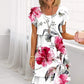 🌸Spring Specials 49% OFF🌸 Multi-plant Floral Print Cascade Dress💖