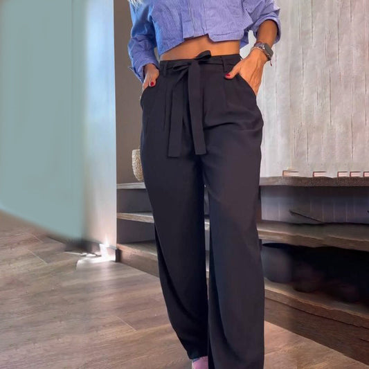 💖Limited Sale 49% OFF💖High Waisted Loose Fit Wide Leg Suit Pants
