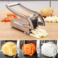 Stainless Steel Potato & Vegetable Slicer | Strong Suction Base, One-Hand Operation — Limited Time 50% Off