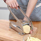 Stainless Steel Potato & Vegetable Slicer | Strong Suction Base, One-Hand Operation — Limited Time 50% Off