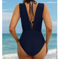 Women's Tie Solid Color Swimsuit 2-PCS Set