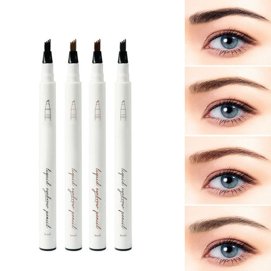 🎁50% OFF💥Microblading Four-fork Liquid Eyebrow Pencil