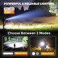 🔥Hot Sale 50% OFF🔦Multifunctional rechargeable strong light flashlight with electric fire⚡
