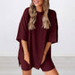 🌞Summer Hot Sale 💞-Women's Summer Casual loose T-shirt and Pants Two-pieces Set