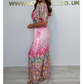 🔥Summer Hot Sale-49% Off🩷Bohemian Print Wide Leg Jumpsuit