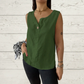 Women's Sleeveless Casual Loose Button Top