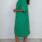 💖Limited Sale 50% OFF 💖Women's V-Neck Irregular Loose Dress