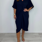 💖Limited Sale 50% OFF 💖Women's V-Neck Irregular Loose Dress