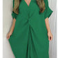 💖Limited Sale 50% OFF 💖Women's V-Neck Irregular Loose Dress