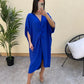 💖Limited Sale 50% OFF 💖Women's V-Neck Irregular Loose Dress